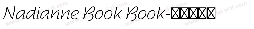 Nadianne Book Book字体转换